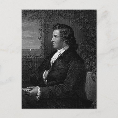Wolfgang von Goethe Postcard