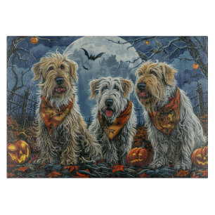 Wolfhound Halloween Spooky Cutting Board