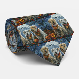 Wolfhound Halloween Spooky Neck Tie
