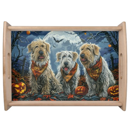 Wolfhound Halloween Spooky Serving Tray