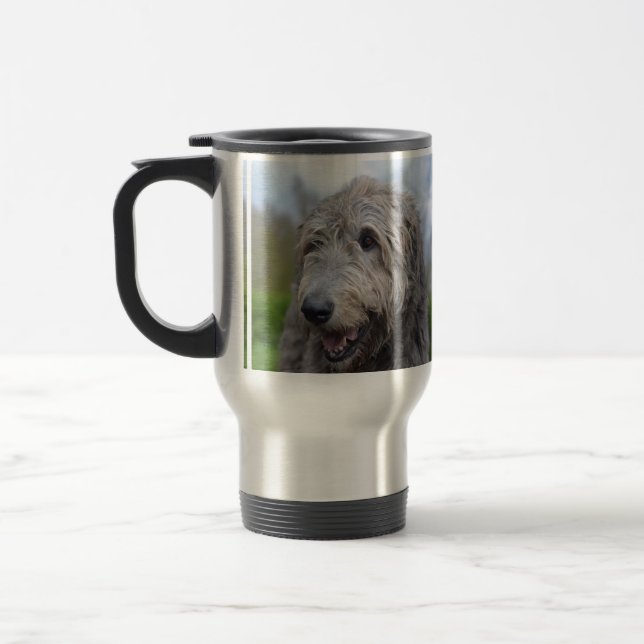 Wolfhound Travel Mug (Left)