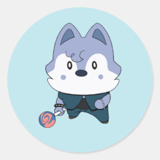 Wolfie (ATE) Classic Round Sticker