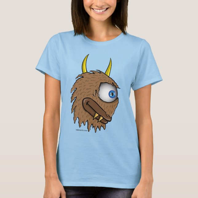 Wolfie from TheBioBots.com T-Shirt (Front)