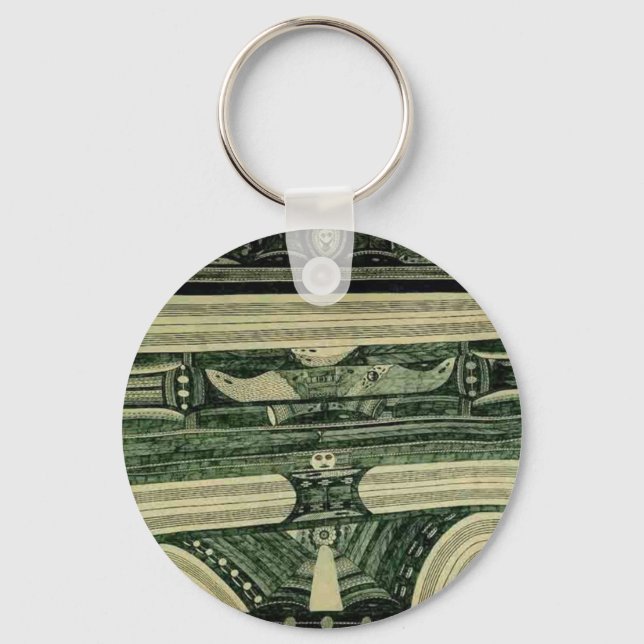 Wölfli 'Petrol' Fine Art Keychain (Front)