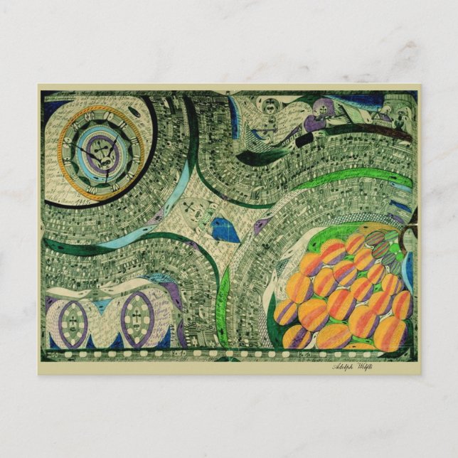 Wölfli "Saint Mary Castle" Fine Art Postcard (Front)