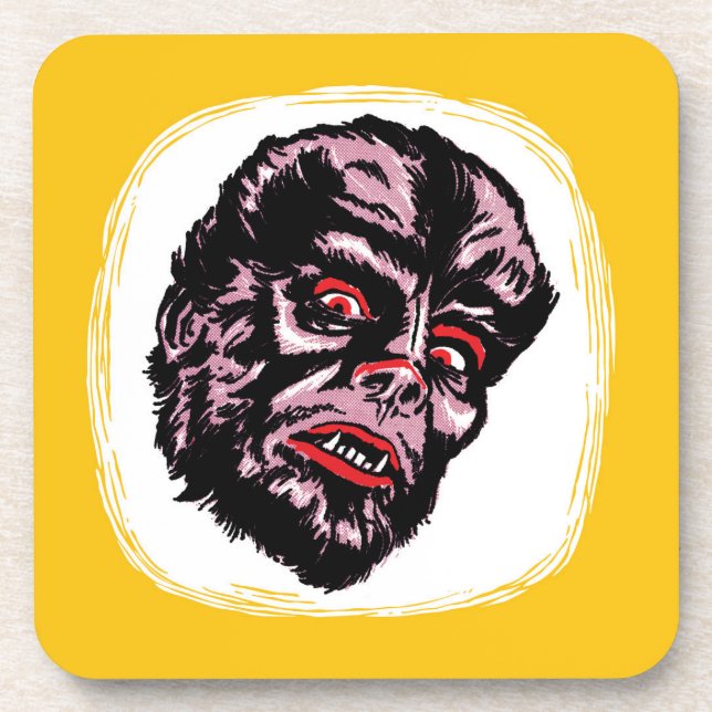Wolfman - Classic Universal Drink Coaster (Front)