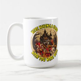 "Wolfman Manor Selfie" Cheesy Chicken Coffee Mug