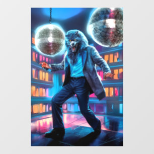 Wolfman, Party Animal Disco King Wall Decal
