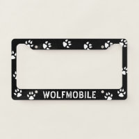 Wolfmobile - Wolf Tracks - Black and White Custom