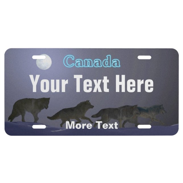 Wolfpack License Plate (Front)