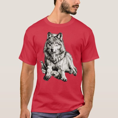 Wolfs Camouflage Tactics T_Shirt