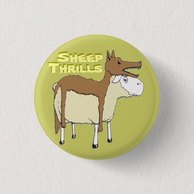 Wolf's Clothing Button 2 (Front)