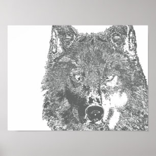 Wolf's Gaze Poster