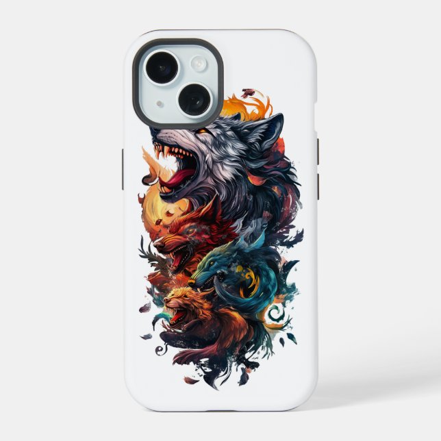 wolfs iphone case (Back)