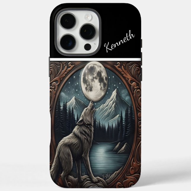 Wolf's Moonlight Serenade Case-Mate iPhone Case (Back)