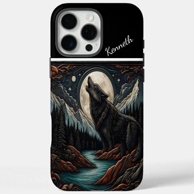 Wolf's Moonlight Serenade Case-Mate iPhone Case (Back)