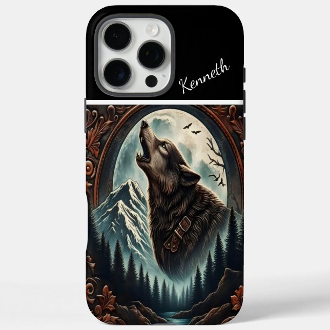 Wolf's Moonlight Serenade Case-Mate iPhone Case (Back)