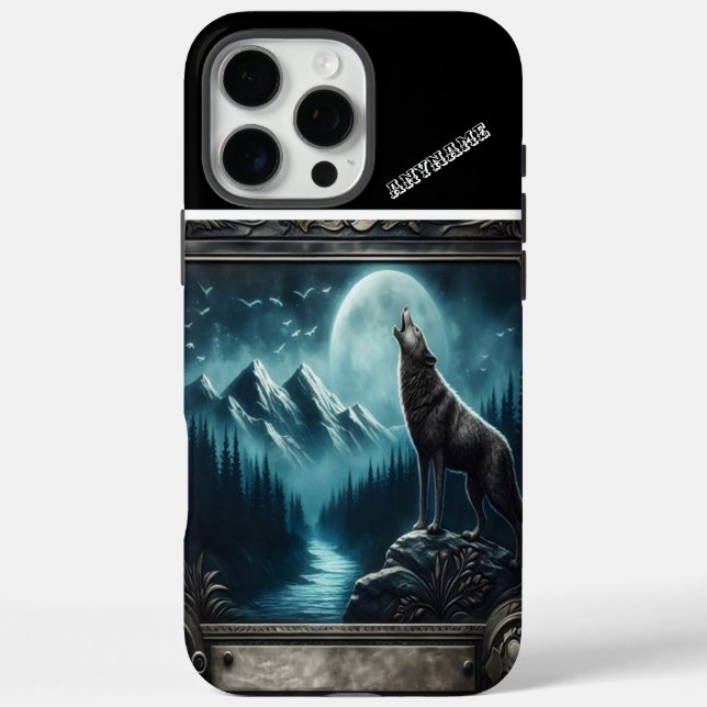 Wolf's Moonlight Serenade Case-Mate iPhone Case (Back)