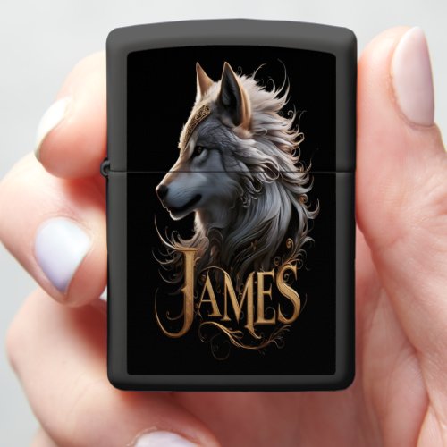 Wolfs Reign James Zippo Lighter