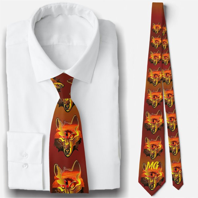 Wolf's Sunset Eye 2106 Neck Tie (Creator Uploaded)