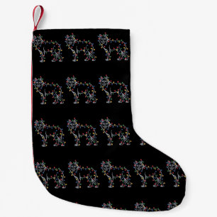 Wolfs Tree Christmas Xmas Pet Animal Wolf Lover Small Christmas Stocking