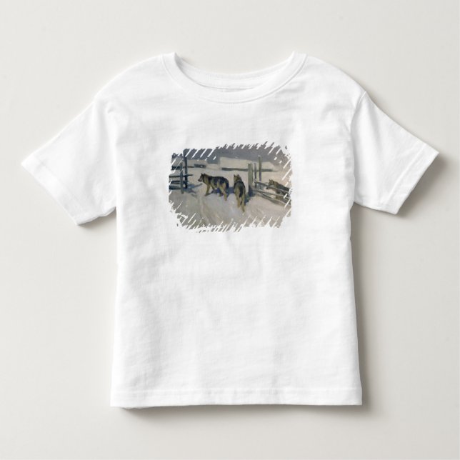 Wolfs, Winter Night, c.1910 Toddler T-shirt (Front)