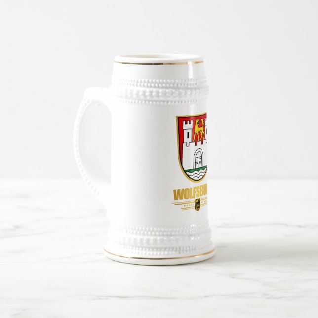 Wolfsburg Beer Stein (Front Left)