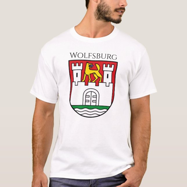 Wolfsburg coat of arms, Germany T-Shirt (Front)