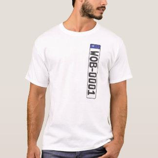 Wolfsburg License Plate T-Shirt