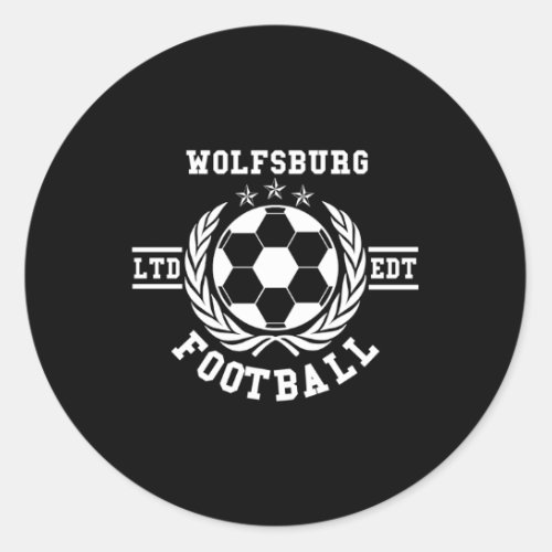 Wolfsburg Soccer Jersey Classic Round Sticker