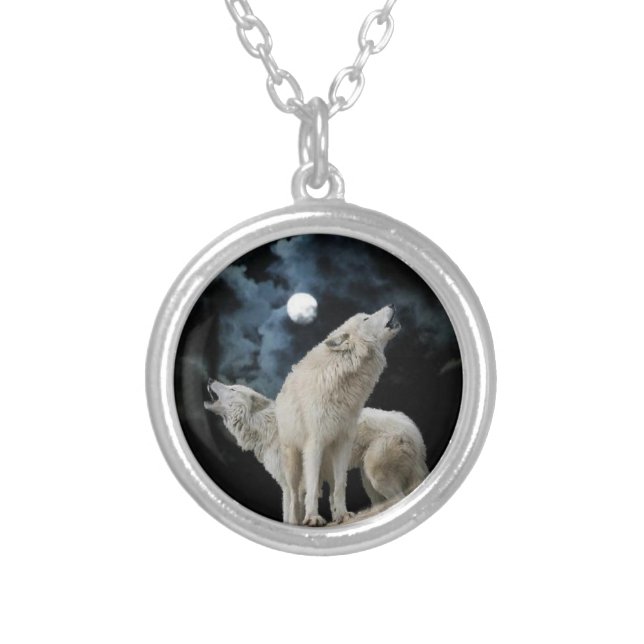 Wolfsong silver necklace (Front)