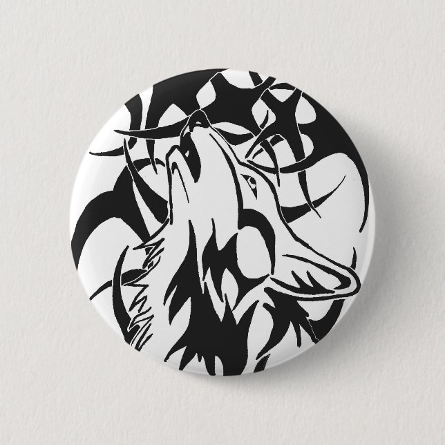 Wolfspirit button (Front)