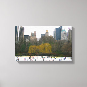 Wollman Rink Central Park New York City NYC Photo Canvas Print