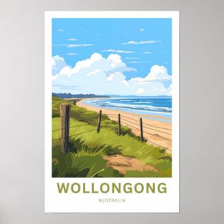 Wollongong Australia Travel Print