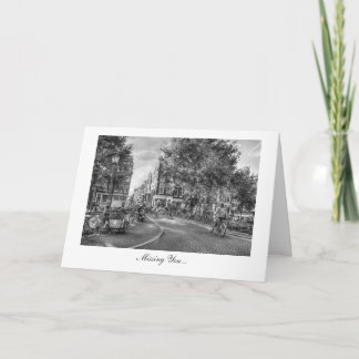 Wolvenstraat Singel Bridge - Missing You Card