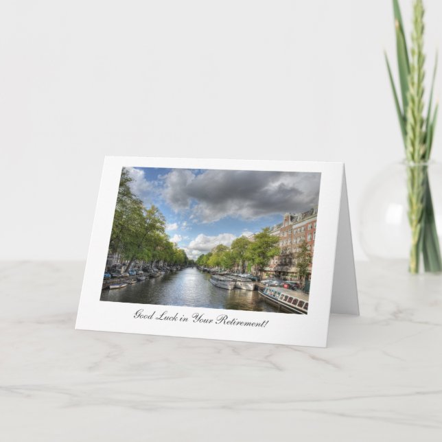 Wolvenstraat / Singel - Good luck in Retirement Card (Front)