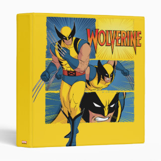 Wolverine Character Panel Graphic 3 Ring Binder