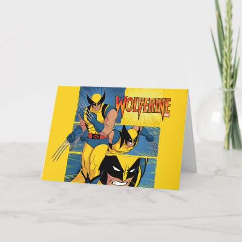 Wolverine Character Panel Graphic Card