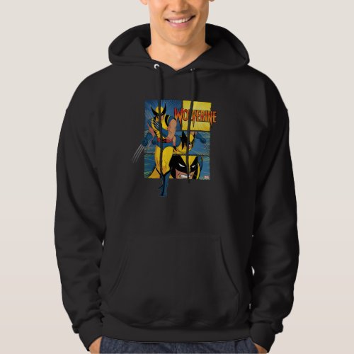 Wolverine Character Panel Graphic Hoodie
