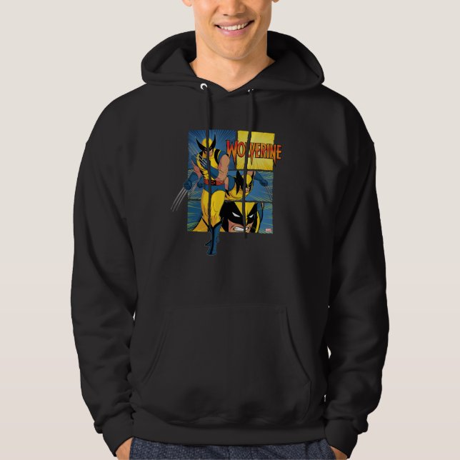 Wolverine Character Panel Graphic Hoodie (Front)