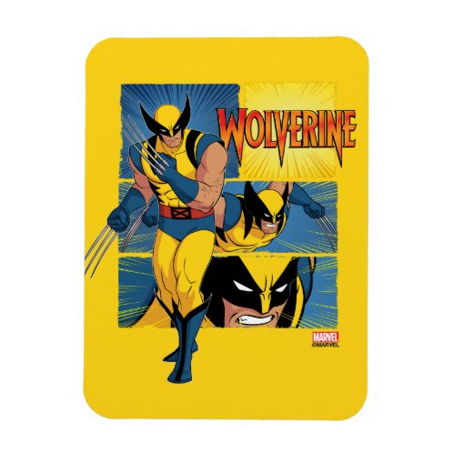 Wolverine Character Panel Graphic Magnet