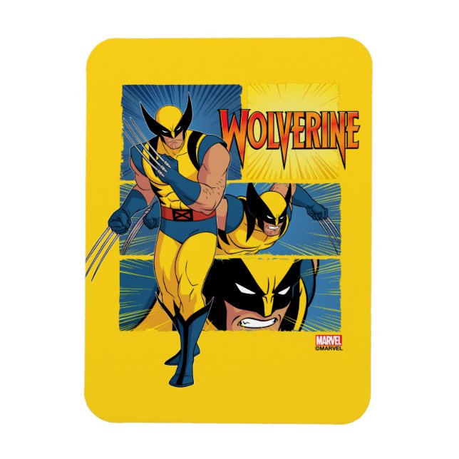 Wolverine Character Panel Graphic Magnet (Vertical)