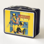 Wolverine Character Panel Graphic Metal Lunch Box