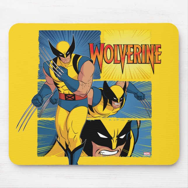 Wolverine Character Panel Graphic Mouse Pad (Front)