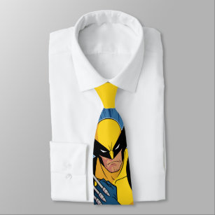 Wolverine Character Panel Graphic Neck Tie