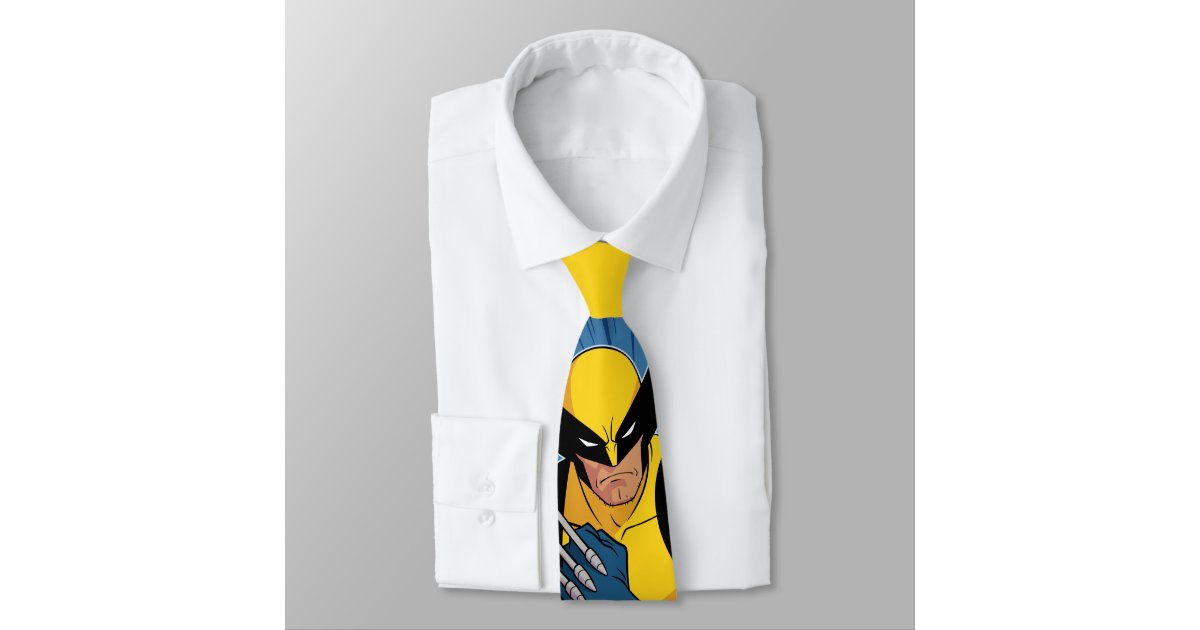 Wolverine Character Panel Graphic Neck Tie | Zazzle