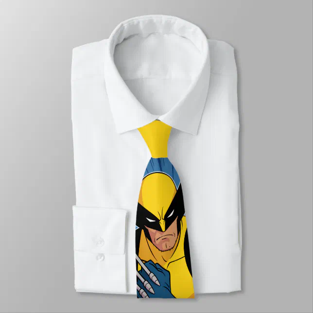 Wolverine Character Panel Graphic Neck Tie | Zazzle