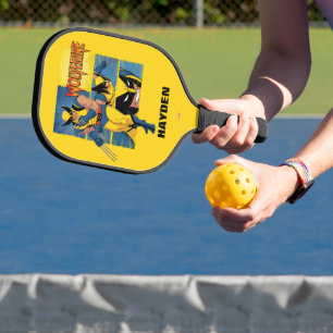 Wolverine Character Panel Graphic Pickleball Paddle