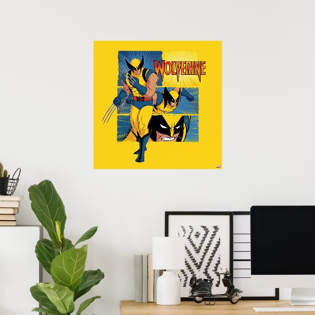 Wolverine Character Panel Graphic Poster (Home Office)