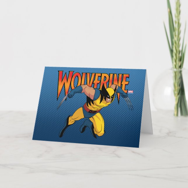 Wolverine Character Pose Card (Front)